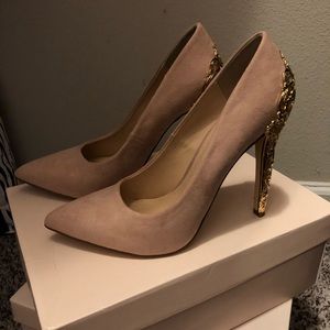 Just fab blush pointy heels